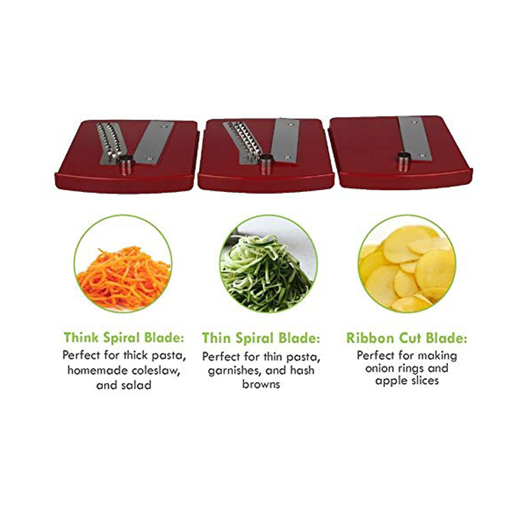 Spiralizer Vegetable Noodle - Venda quente espiral vegetal três lâminas