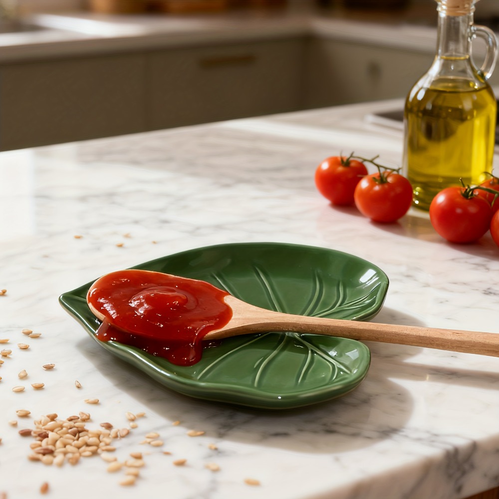 Kitchen Gadgets Green - Suporte de Cerâmica para Utensílios de