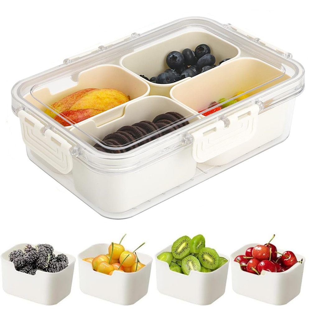 Kitchen Gadgets Organizer - Caixa de Armazenamento de Alimentos Portátil,