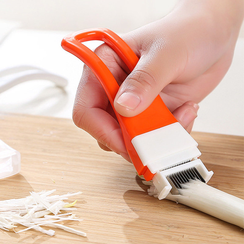 Kitchen Gadgets Green - Faca para Cortar Cebolinha, Cortador Multifuncional