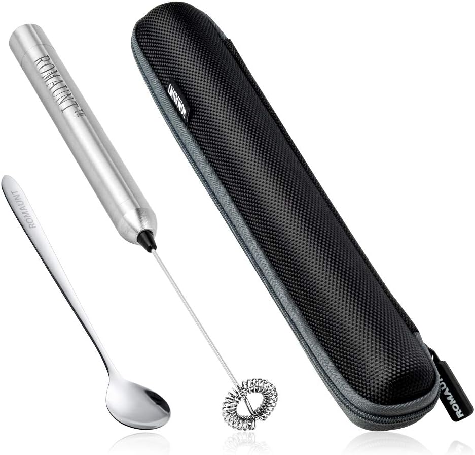Milk Frother - Espumador de Leite Portátil Elétrico com