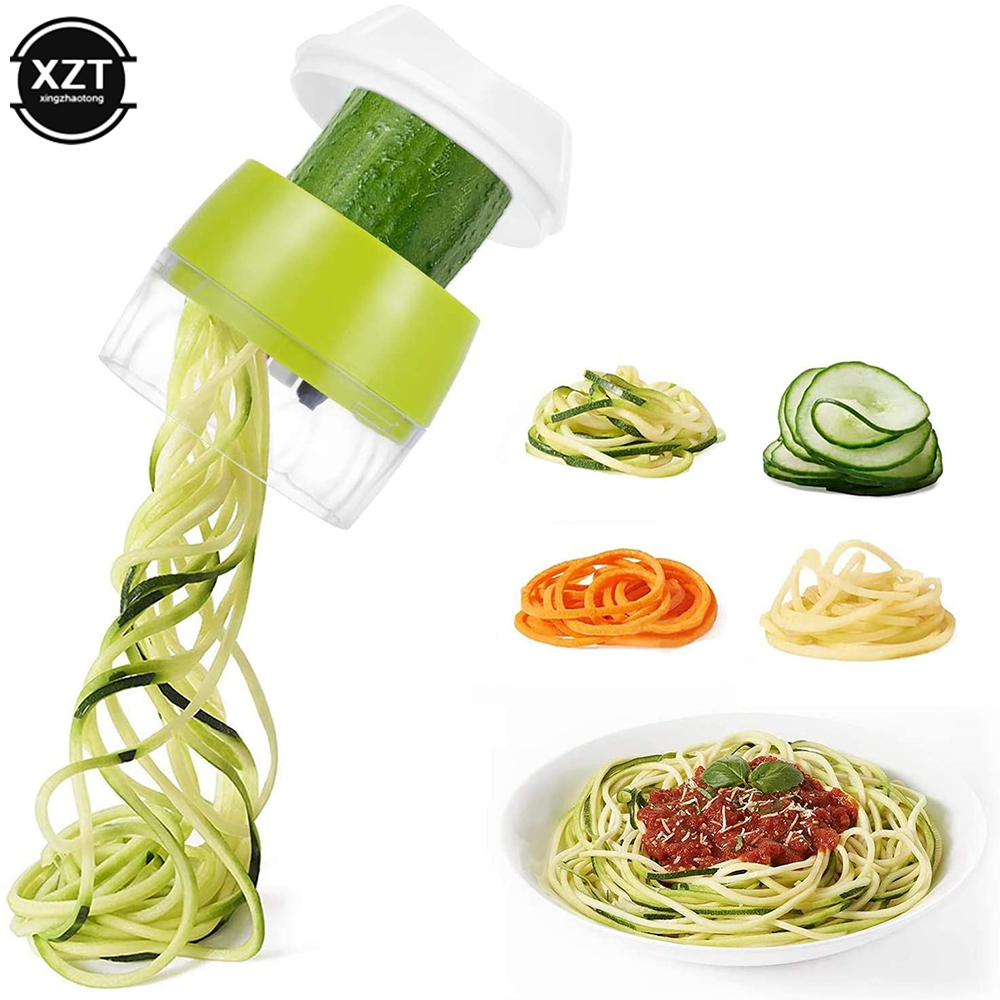 Spiralizer Vegetable Noodle - Espiralalizador portátil, fatiador de vegetais em
