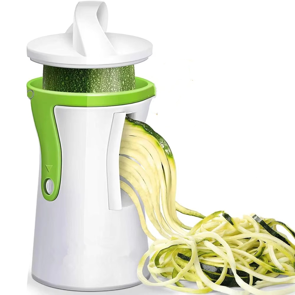 Spiralizer Vegetable Noodle - Cortador espiral de vegetais resistente, fatiador