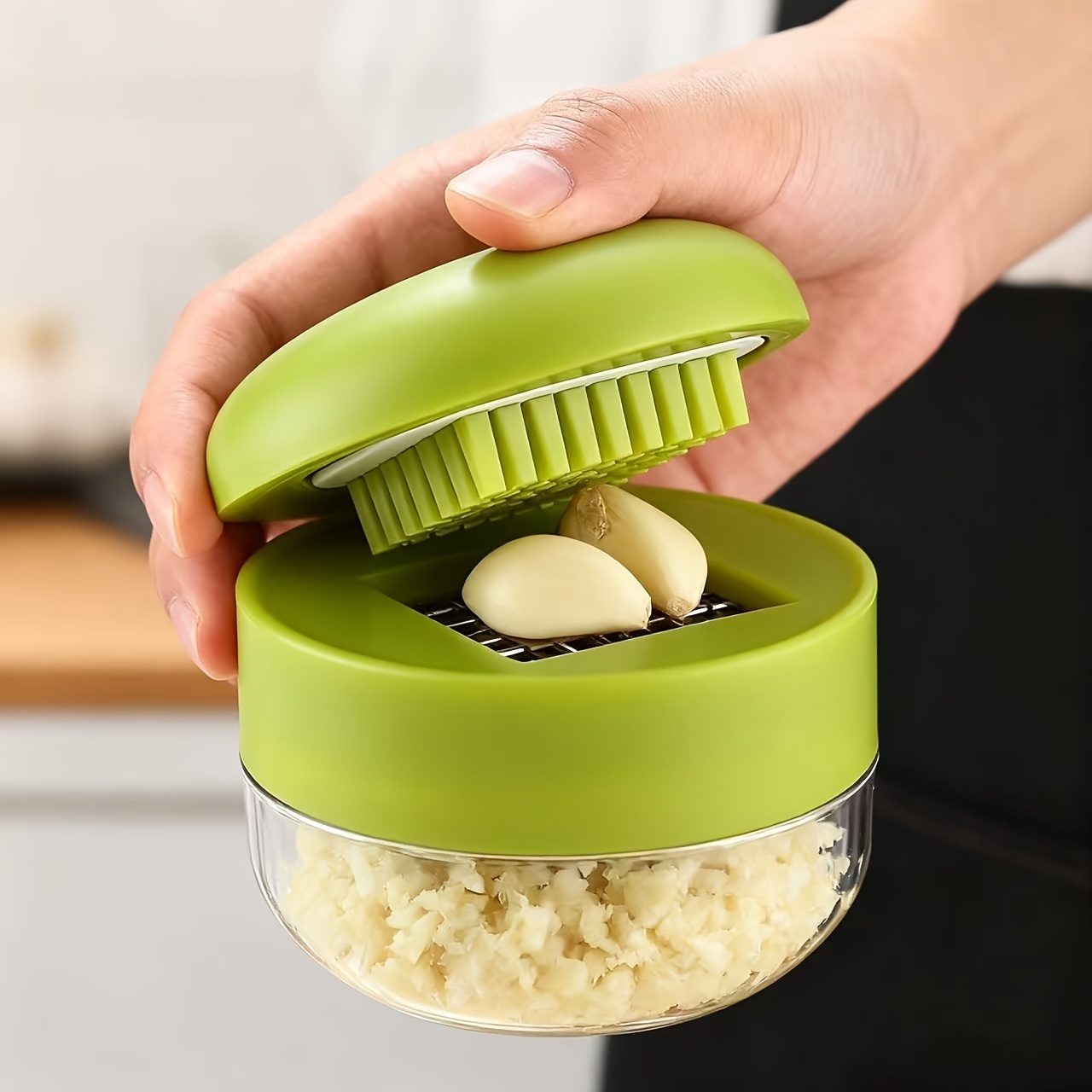Kitchen Gadgets Green - Processador de Alho Manual 1 Peça,