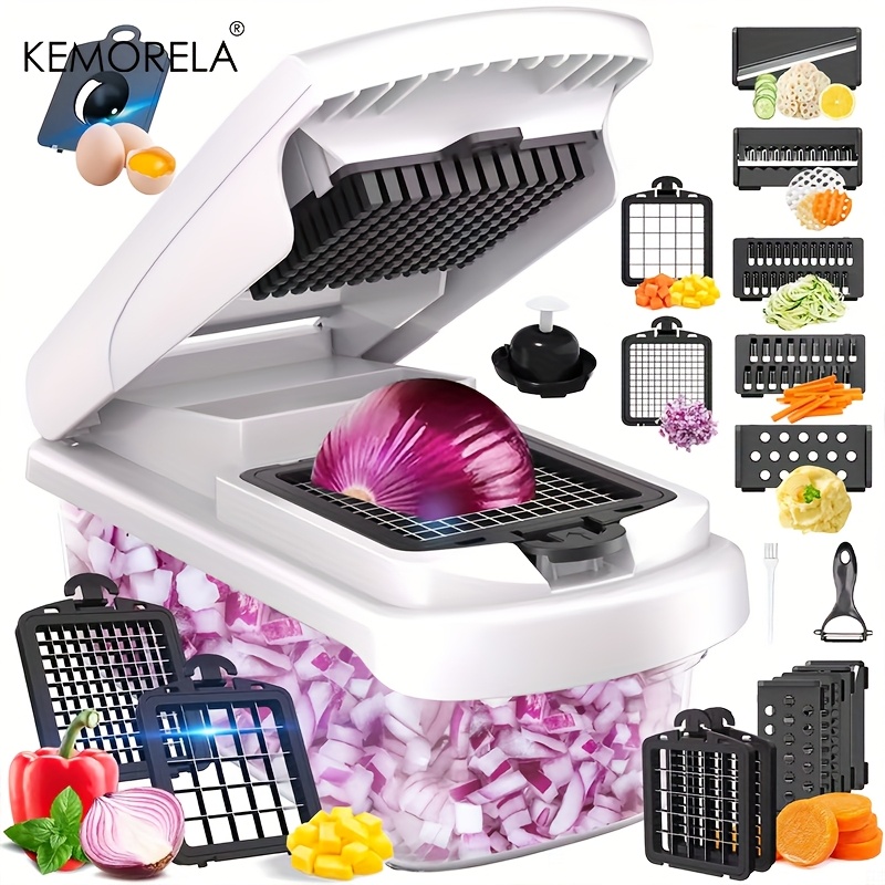 Kitchen Gadgets Vegetable Chopper - Processador de Alimentos Multifuncional 14/15 em