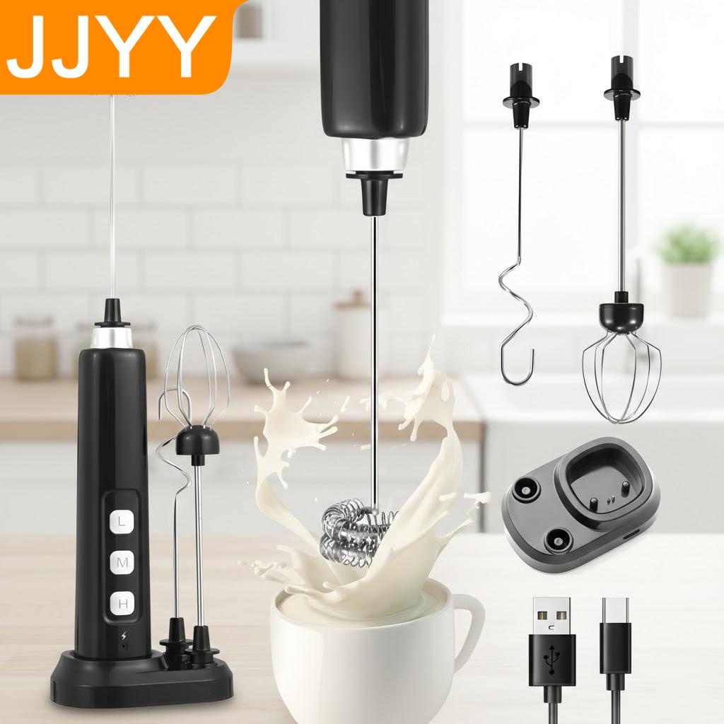 Milk Frother - Batedor de Leite Portátil Recarregável USB,