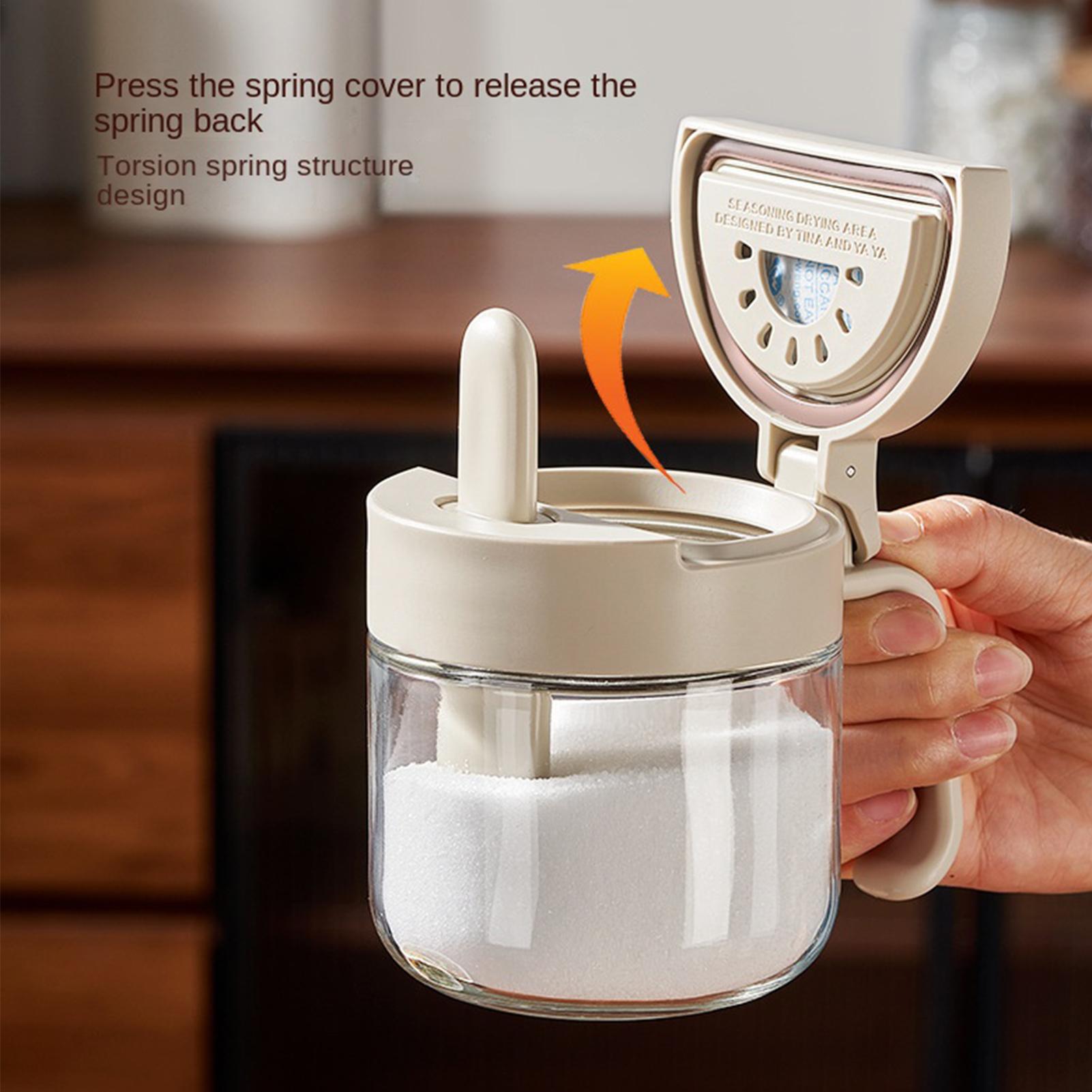 Kitchen Gadgets Organizer - Pote de Temperos Hermético com Colher