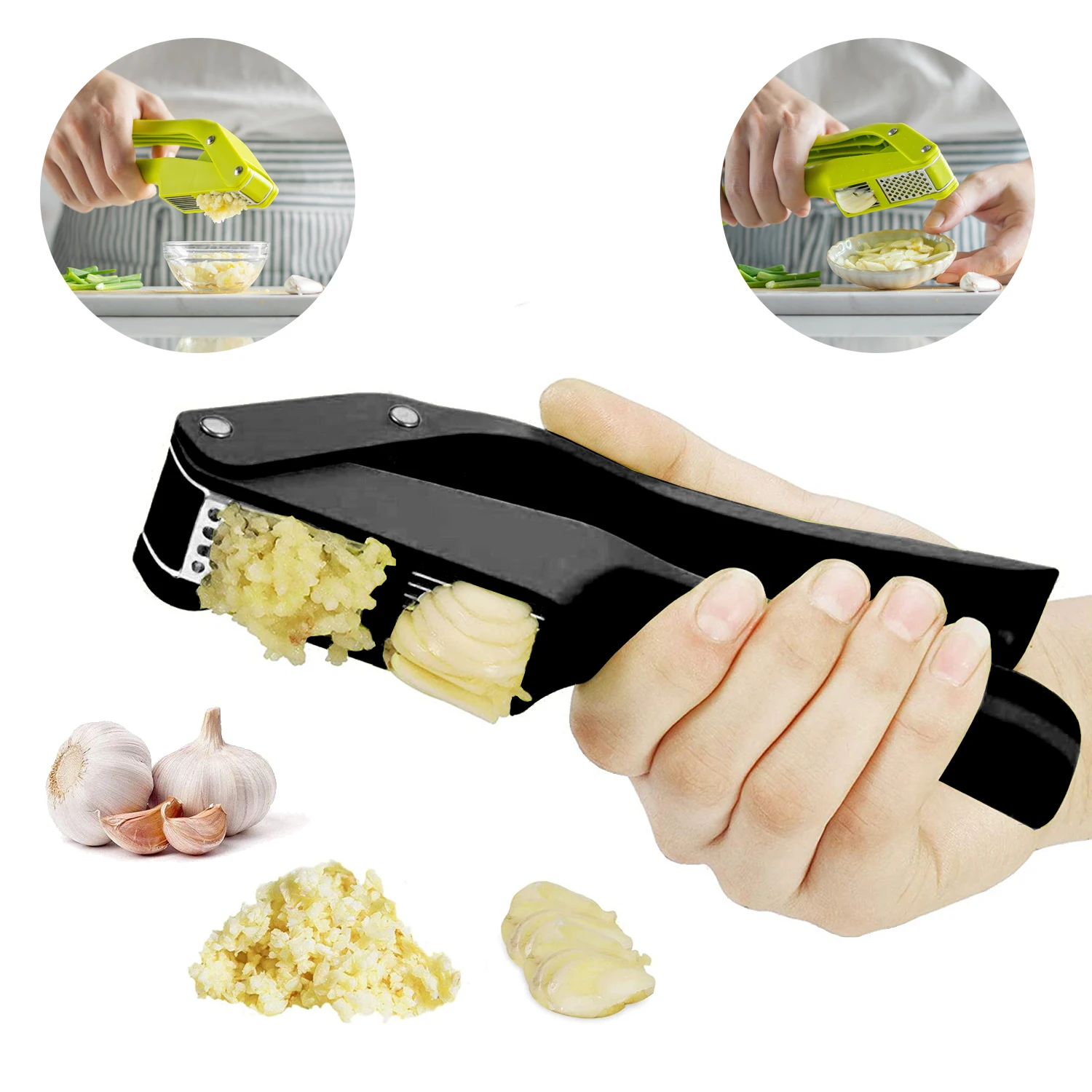 Kitchen Gadgets Small - 2 em 1 alho ricer e