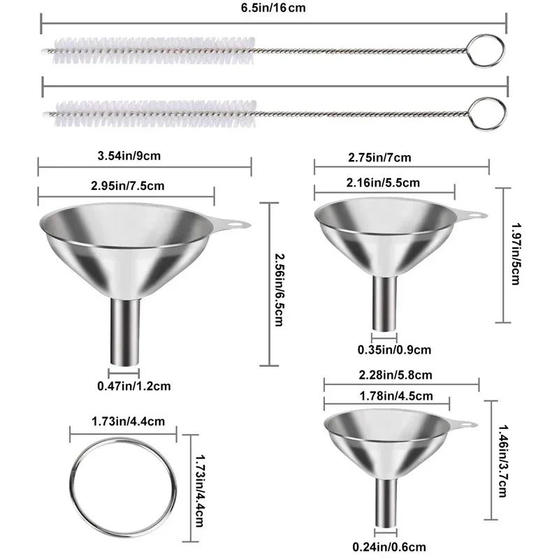 Conjunto de funis de cozinha d - Kitchen Gadgets Small avaliação e preço
