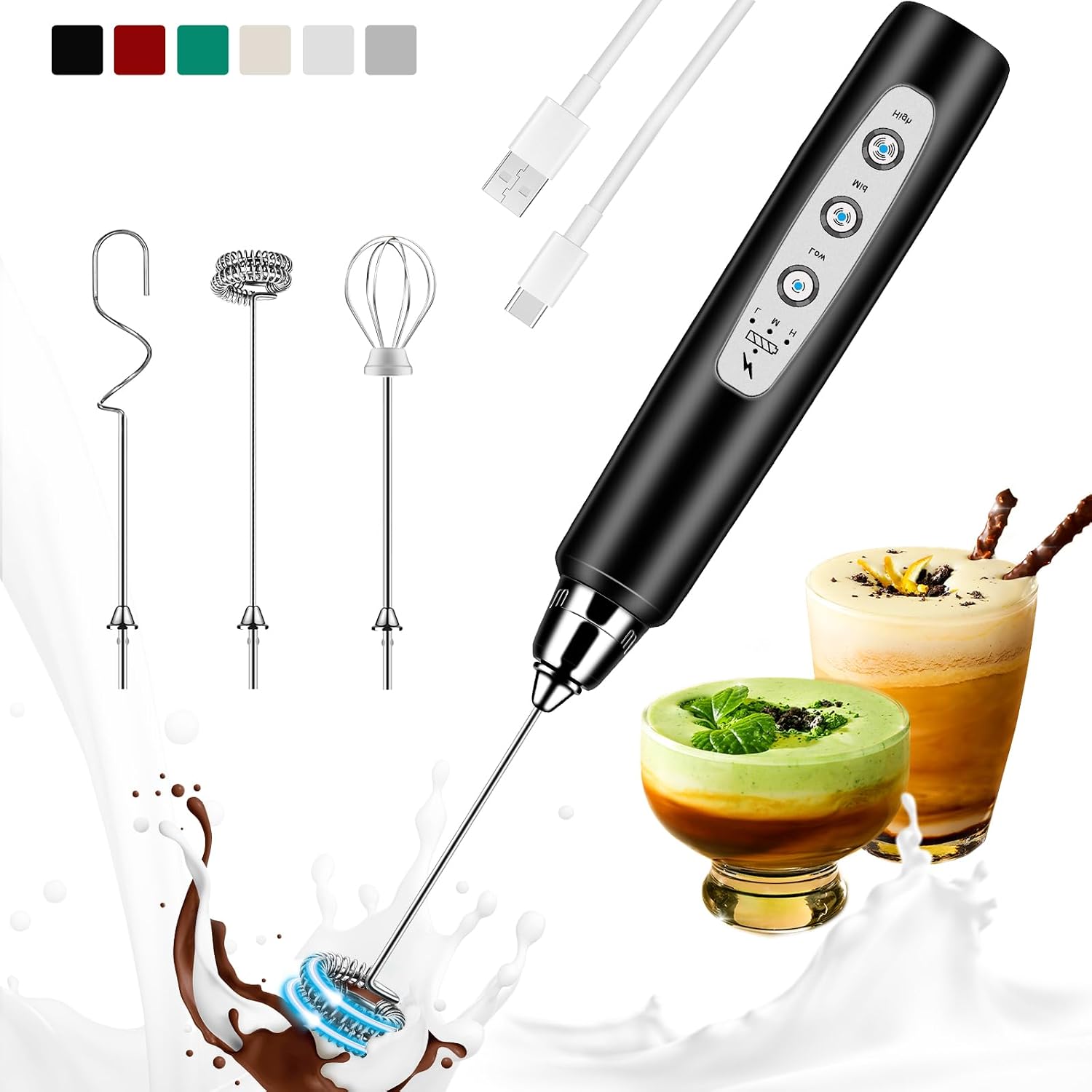 Espumador de Leite Recarregáve - Milk Frother avaliação e preço