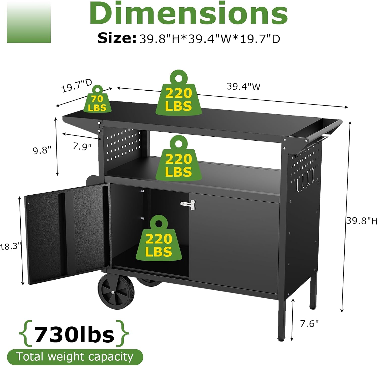 Carrinho de Churrasco para Ext - Kitchen Gadgets Organizer avaliação e preço