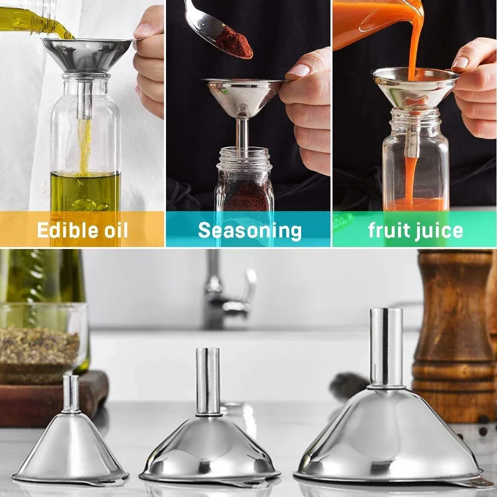 3 pçs conjunto de funil de coz - Kitchen Gadgets Small avaliação e preço