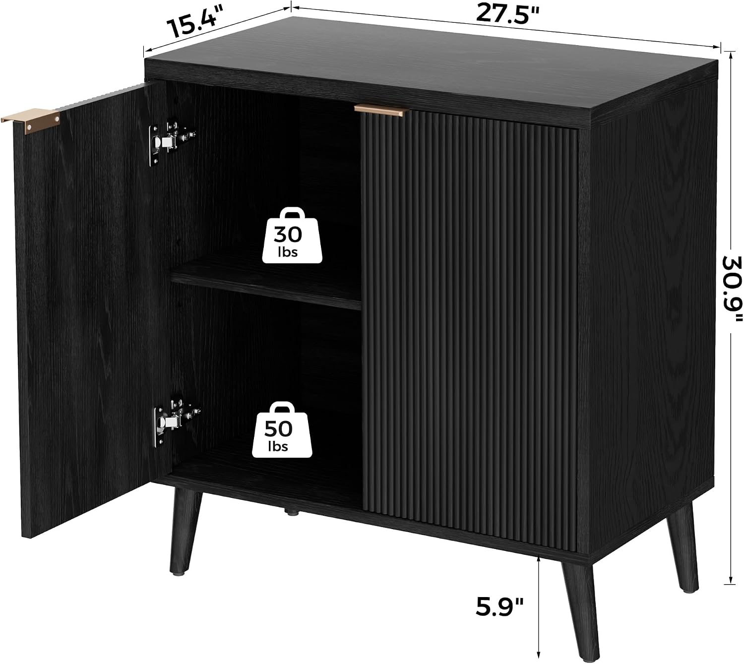 Armário Buffet Canelado com Ar - Kitchen Gadgets Organizer avaliação e preço