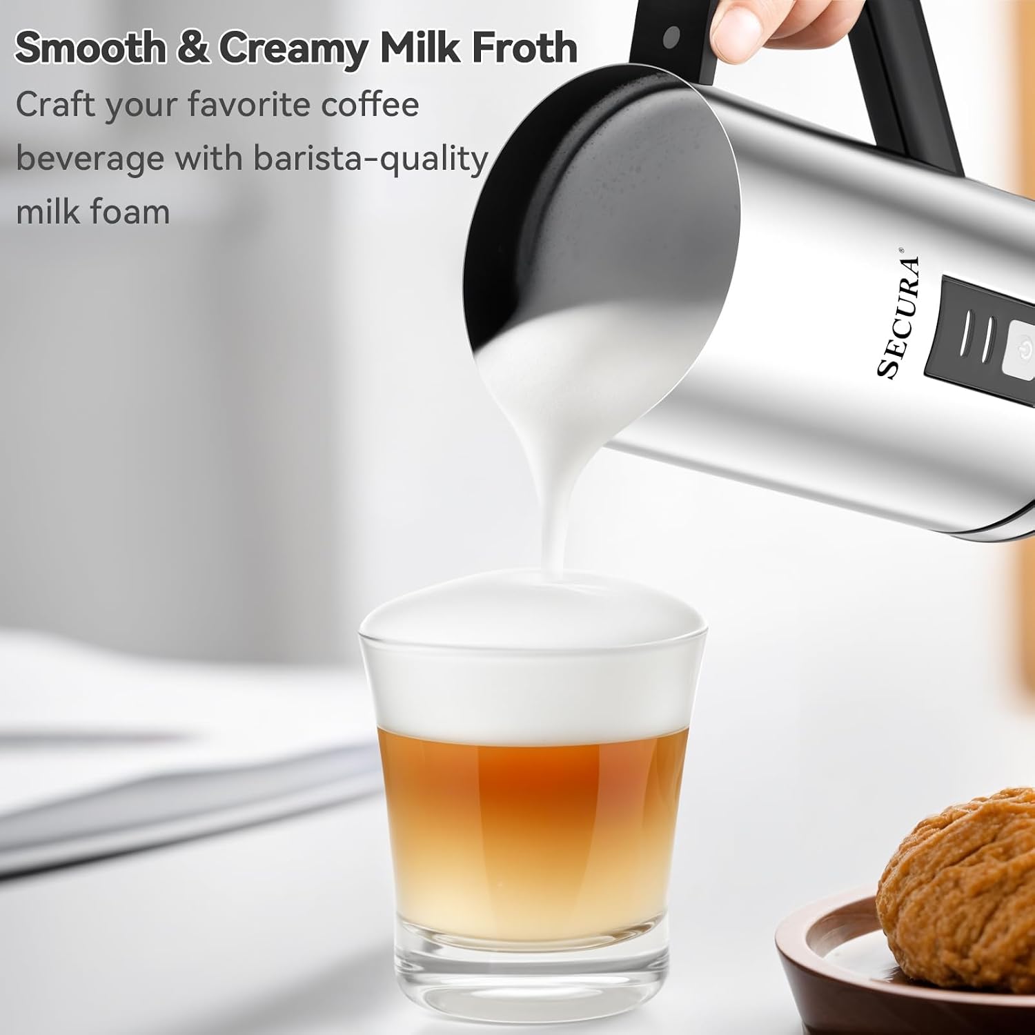 Espumador de Leite Elétrico em - Milk Frother avaliação e preço