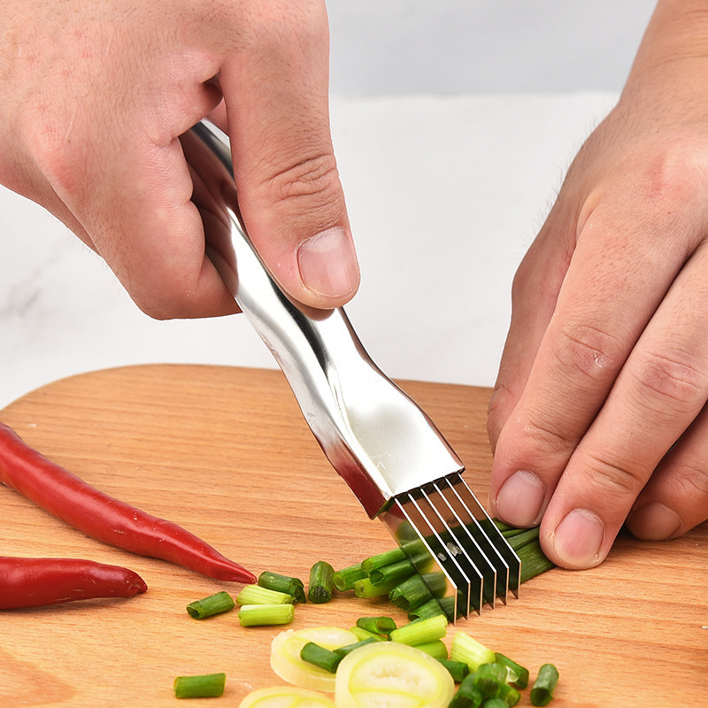 Aço inoxidável picado cebola v - Kitchen Gadgets Green avaliação e preço