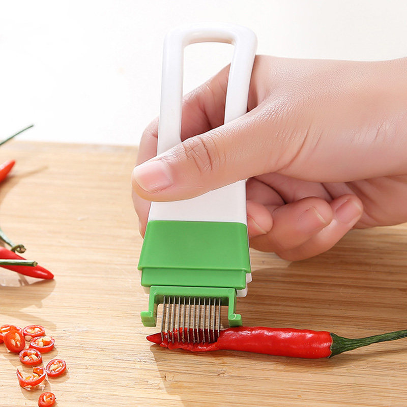 Faca para Cortar Cebolinha, Co - Kitchen Gadgets Green avaliação e preço