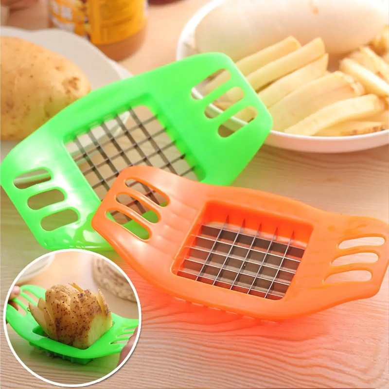 Cortador de Batatas Fritas, Co - Kitchen Gadgets Vegetable Chopper avaliação e preço