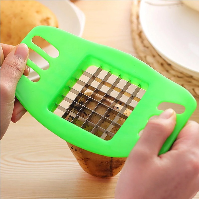 Cortador de Batatas Fritas, Co - Kitchen Gadgets Vegetable Chopper avaliação e preço