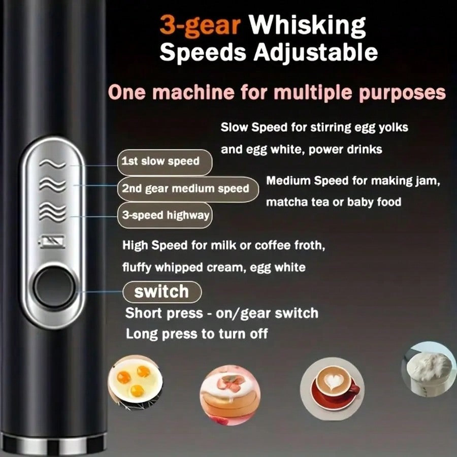 Batedor Elétrico Portátil 1 Un - Milk Frother avaliação e preço
