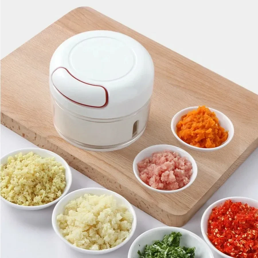 Triturador de alho de plástico - Kitchen Gadgets Vegetable Chopper avaliação e preço