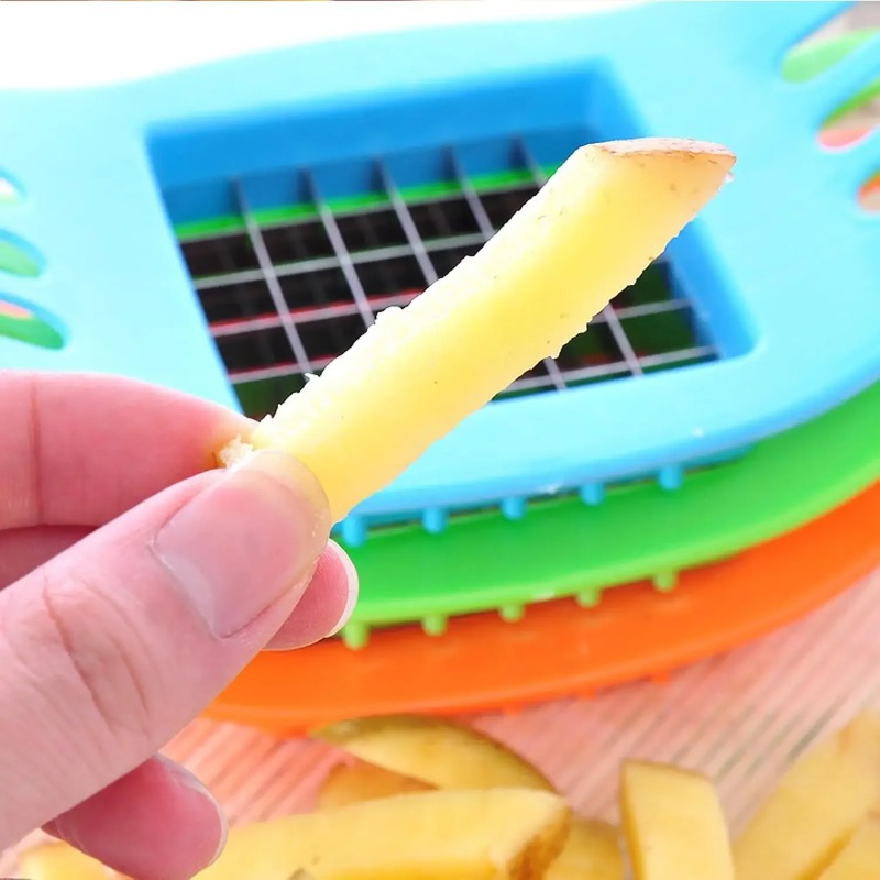 Cortador de Batatas Fritas, Co - Kitchen Gadgets Vegetable Chopper avaliação e preço