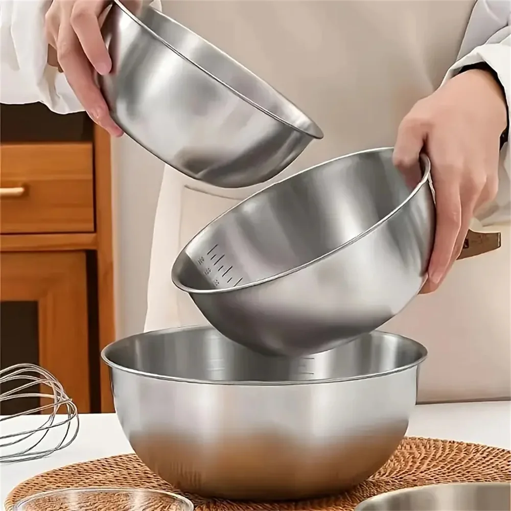 Conjunto de Tigelas de Aço Ino - Kitchen Gadgets Organizer avaliação e preço