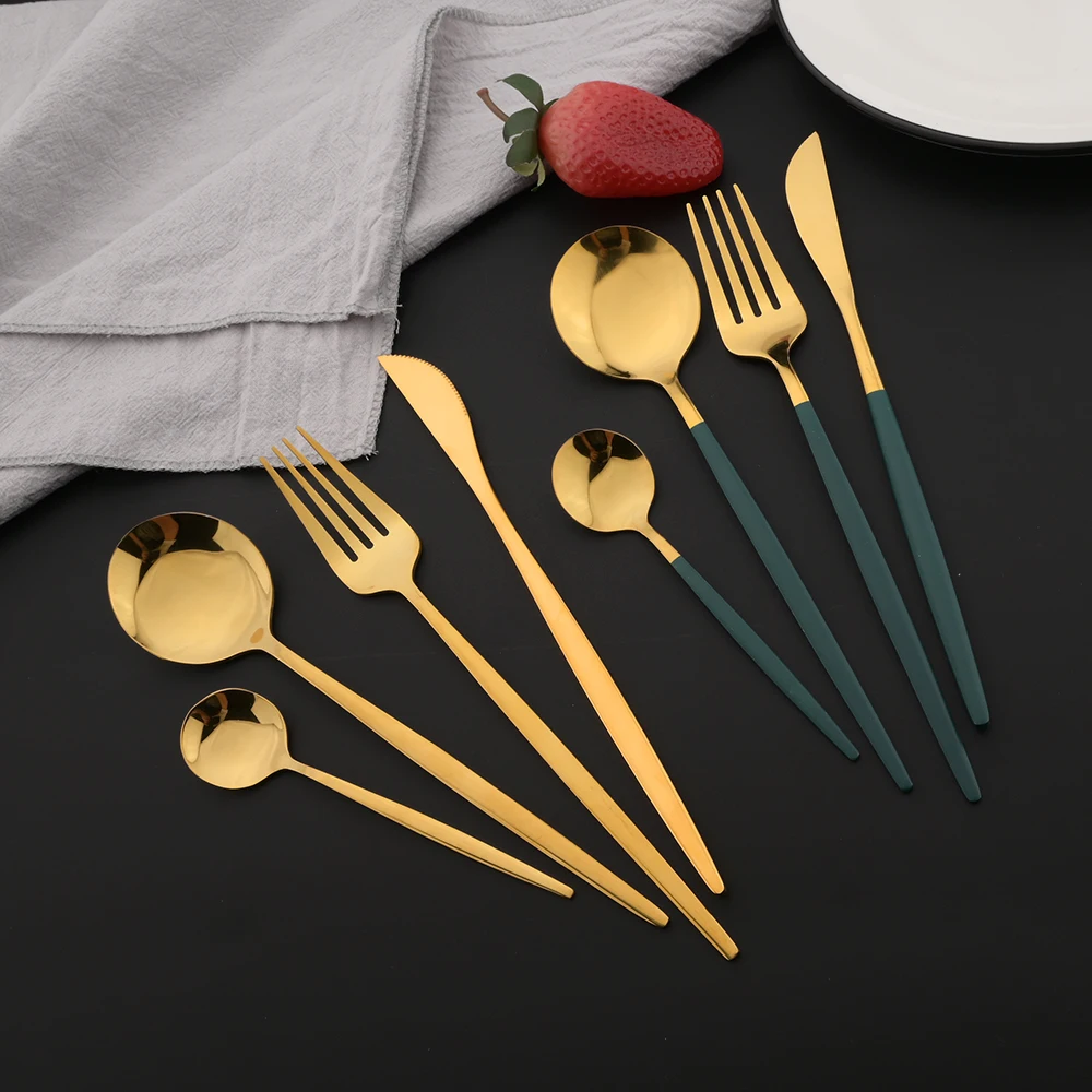 16 pçs verde ouro louça conjun - Kitchen Gadgets Green avaliação e preço