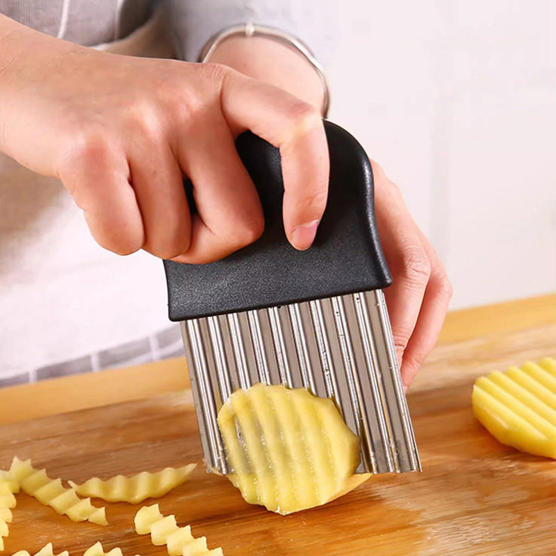 Cortador de Batatas Onduladas  - Kitchen Gadgets Vegetable Chopper avaliação e preço