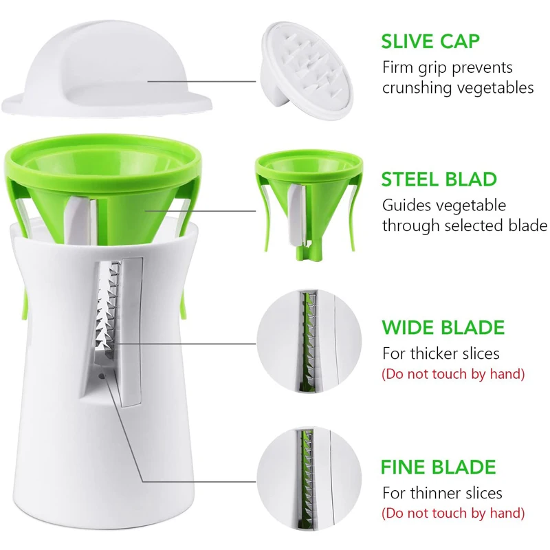 Vegetais pesados Spiralizer Sl - Spiralizer Vegetable Noodle avaliação e preço